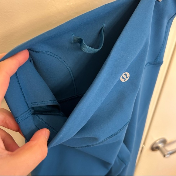 lululemon athletica Wunder Train 28” Teal Size 6 Fast Drying High Rise - Picture 8 of 8